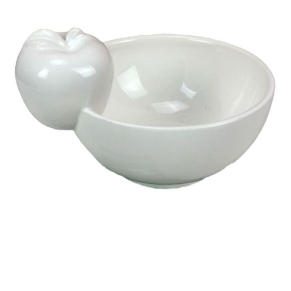 Mud Pie Ceramic Dip Bowl or Candy Dish w/ Cute Apple “ Live. Love. Teach. - Picture 4 of 6